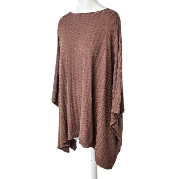 Lululemon Womens Divinity Poncho, Woven, Spanish Oak, Wrap, Sweater - Picture 3 of 7